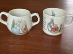 Wedgwood Peter Rabbit mokjes, Ophalen of Verzenden, Zo goed als nieuw, Wedgwood, Kop(pen) en/of Schotel(s)