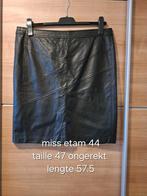 Miss etam rok lederlook zwart maat 44, Zwart, Maat 42/44 (L), Ophalen of Verzenden, Zo goed als nieuw