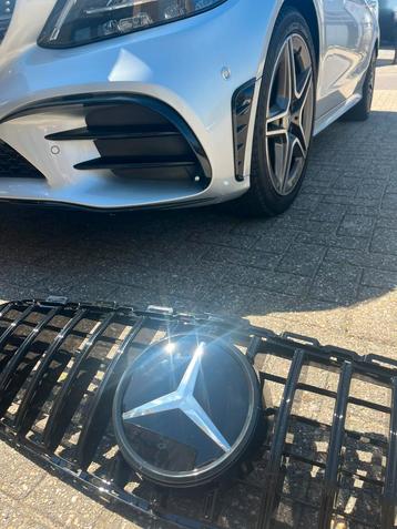 Org. Mercedes ster grill pana ster diamond grill ster mb amg beschikbaar voor biedingen