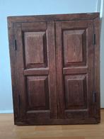 Oude massief houten Louvre luiken, Ophalen