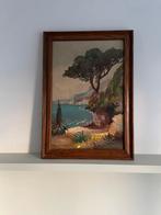 Olieverf schilderij L. Hartman Riviera Italië, Antiek en Kunst, Kunst | Schilderijen | Klassiek, Ophalen