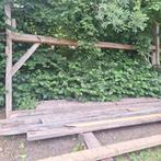 Eiken gebint, Tuin en Terras, Palen, Balken en Planken, Ophalen, Gebruikt, 250 cm of meer, Palen