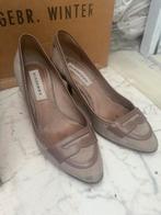 Burberry pumps maat 35 – origineel, leer & check print, Ophalen of Verzenden, Zo goed als nieuw