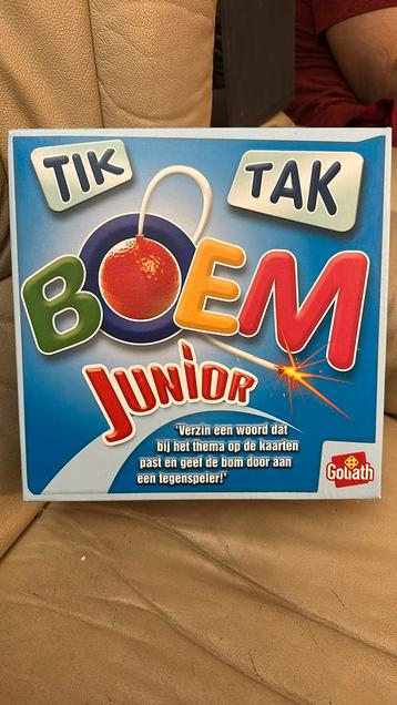 Tik Tak Boem Junior – Gezelschapsspel (Goliath) beschikbaar voor biedingen