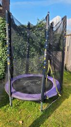 Plum Stardust Trampoline Paars 140 cm met Veiligheidsnet, Ophalen of Verzenden, Zo goed als nieuw