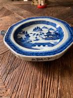 Asiatica antiek porselein blauw wit, Ophalen of Verzenden