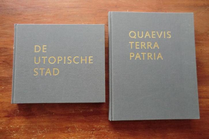 2 boeken: De utopische stad + Quaevis Terra Patria, Busquets, Boeken, Kunst en Cultuur | Architectuur, Zo goed als nieuw, Architecten