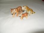 Schleich familie tijger, dierfiguren, Verzamelen, Dierenverzamelingen, Ophalen of Verzenden, Gebruikt, Wild dier, Beeldje of Figuurtje