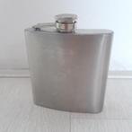 100% roestvrijstaal heupflacon,  inhoud van 170 ml i.z.g.st., Ophalen of Verzenden, Zo goed als nieuw, Overige typen
