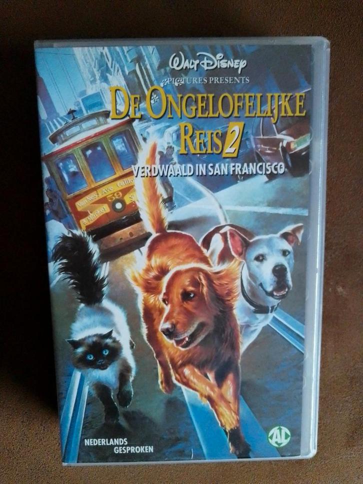 De Ongelofelijke Reis 2: Verdwaald in San Francesco. (VHS), Cd's en Dvd's, VHS | Kinderen en Jeugd, Zo goed als nieuw, Alle leeftijden