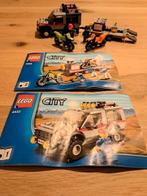 Lego city 4433 jeep met crosmotors, Kinderen en Baby's, Speelgoed | Duplo en Lego, Ophalen of Verzenden, Zo goed als nieuw