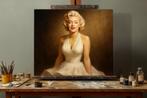 Marilyn Monroe portret chic - op bestelling, oil painting, Ophalen of Verzenden