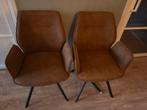 2 eetkamer stoelen. Gekocht bij Leen Bakker ( nog te koop)., Huis en Inrichting, Stoelen, Ophalen, Zo goed als nieuw