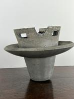 Hoedenmal aluminium blokmal vintage, Antiek en Kunst, Curiosa en Brocante, Ophalen of Verzenden