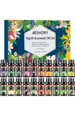 Top20 Essentiële Oliën Set - 100% Puur & Natuurlijk, Ophalen of Verzenden, Nieuw