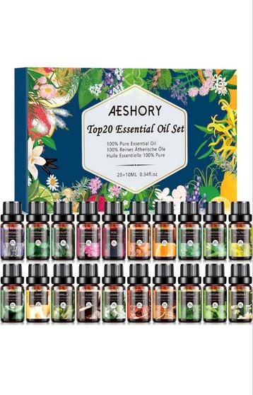 Top20 Essentiële Oliën Set - 100% Puur & Natuurlijk beschikbaar voor biedingen