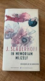 J. Slauerhoff - In memoriam mijzelf, Ophalen of Verzenden, Zo goed als nieuw, J. Slauerhoff