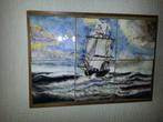 KAMENKA TEGELTABLEAU  Fregat "La Pomone"", Ophalen of Verzenden
