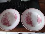 2 diepe gave borden BOUQUETS van BFK BELGIE, Antiek en Kunst, Antiek | Servies los, Ophalen of Verzenden