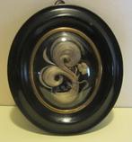 Antieke haarkader, haarwerk, memento mori /355, Antiek en Kunst, Verzenden