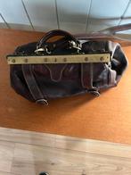 Vintage Italiaanse Dokterstas, Ophalen, Gebruikt, Bruin, Handtas