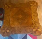 Stevige salontafel met ingelegd blad, Antiek en Kunst, Ophalen