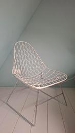 Vintage mid century draadstoel, Huis en Inrichting, Stoelen, Ophalen, Gebruikt, Eén