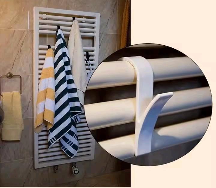Radiator Handdoekhaak - Praktisch & Nieuw!, Huis en Inrichting, Badkamer | Badtextiel en Accessoires, Nieuw, Overige typen, Wit