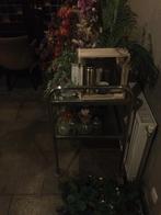 RVS kar serveerwagen serveerkar serveerkarretje, Huis en Inrichting, Tafels | Sidetables, Ophalen of Verzenden, Zo goed als nieuw