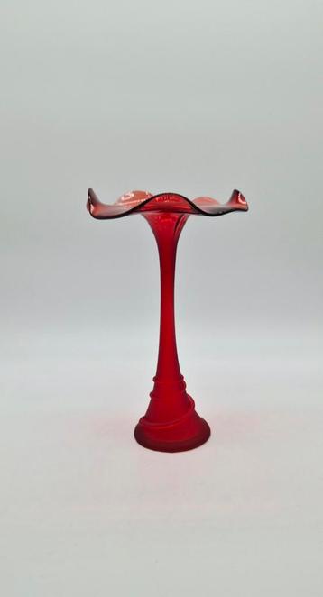 Vintage Dehora Design Canterbury Vaas - Ruby Rood beschikbaar voor biedingen