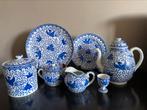Vintage Japans blauw/wit servies, Ophalen of Verzenden