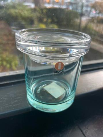 Iittala jar glazen opbergpotje watergroen beschikbaar voor biedingen