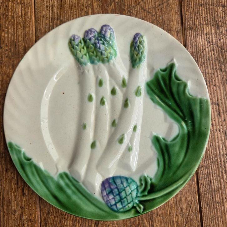 Salins Frankrijk asperge bord, per stuk, Antiek en Kunst, Antiek | Keramiek en Aardewerk, Ophalen of Verzenden