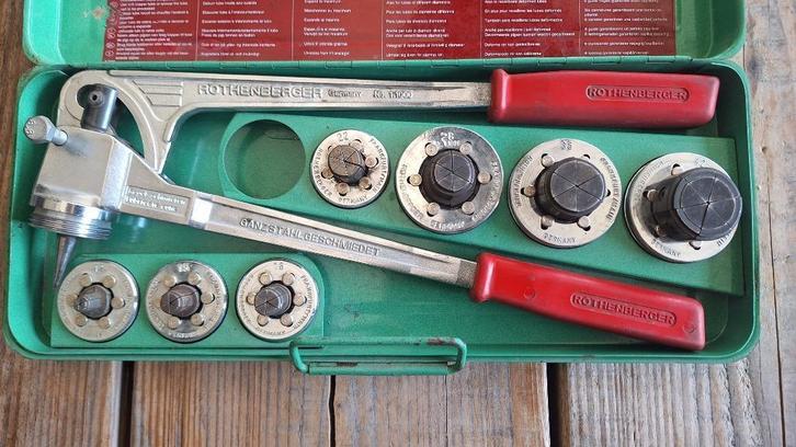Rothenberger Optromptang met 7 koppen! Optromper optrompen, Auto diversen, Autogereedschap, Zo goed als nieuw, Ophalen of Verzenden