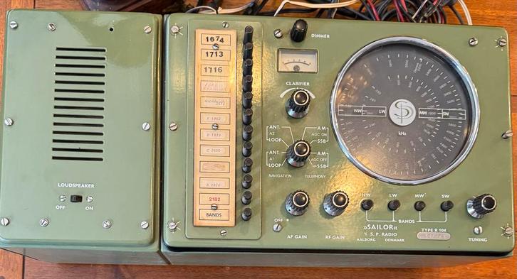 Vintage Sailor R104 Radio - Aalborg, Denemarken, Audio, Tv en Foto, Radio's, Gebruikt, Radio, Ophalen