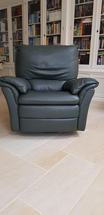 Relax stoel Natuzzi kleur donkergroen beschikbaar voor biedingen