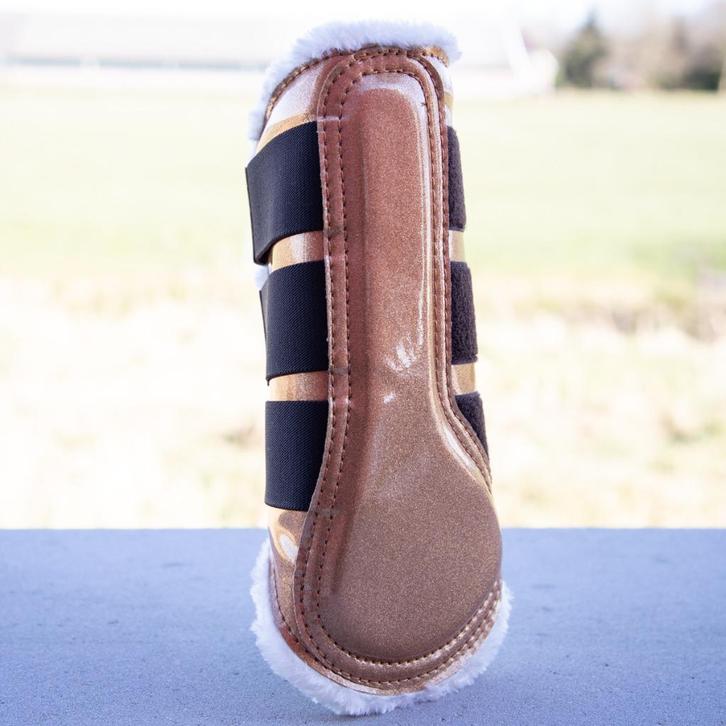 Lak Peesbeschermers L en XL Goud voor paard UITVERKOOP, Dieren en Toebehoren, Paarden en Pony's | Beschermers, Nieuw, Ophalen of Verzenden