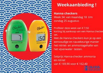 hanna vijver meter nitriet en ammonia beschikbaar voor biedingen