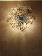 Wand of plafondlamp Bloemen, Huis en Inrichting, Lampen | Wandlampen, Ophalen of Verzenden, Zo goed als nieuw, Metaal