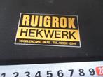 sticker Vogelenzang (N.H.) RUIGROK Hekwerk 02502-5041, Ophalen, Zo goed als nieuw, Sticker