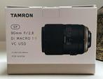 Tamron macrolens 90 mm F/2.8 Di Macro 1:1 VC USD for Nikon, Ophalen of Verzenden, Nieuw, Macrolens
