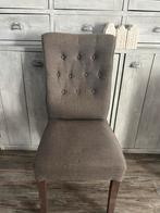 Gratis!! 6 grijze eetkamerstoelen., Ophalen, Gebruikt, Landelijk, Vijf, Zes of meer stoelen