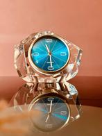 Mercedes jaren “70 kristalglazen klok, Huis en Inrichting, Woonaccessoires | Klokken, Ophalen of Verzenden, Zo goed als nieuw