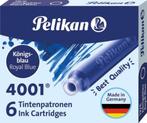 Pelikan 4001 - Korte Inktpatronen - Koningsblauw