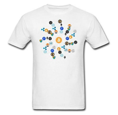 T.k. Eth btc ltc dash ripple t-shirt maat xxl nieuw         , Kleding | Heren, T-shirts, Nieuw, Overige maten, Ophalen of Verzenden