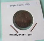 Belgie, 2 cent munt 1905, Postzegels en Munten, Munten | België, Ophalen of Verzenden, Losse munt