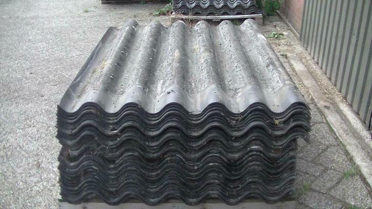 💥Golfplaten asbest vrij 153 x 110 cm. dak-platen 212 x 110, Doe-het-zelf en Verbouw, Dakpannen en Dakbedekking, Gebruikt, Ophalen
