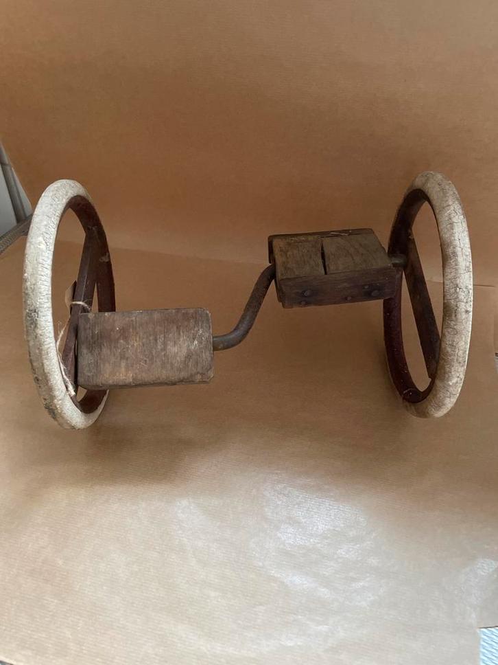 Vintage Houten Loopwagen Speelgoed, Antiek en Kunst, Antiek | Speelgoed, Ophalen