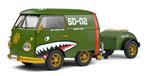 VW T1 Kool Kombi + aanhanger '50, groen, Hobby en Vrije tijd, Modelauto's | 1:18, Solido, Solido, Rue de L' Ecusson 2, 56120 Josselin France