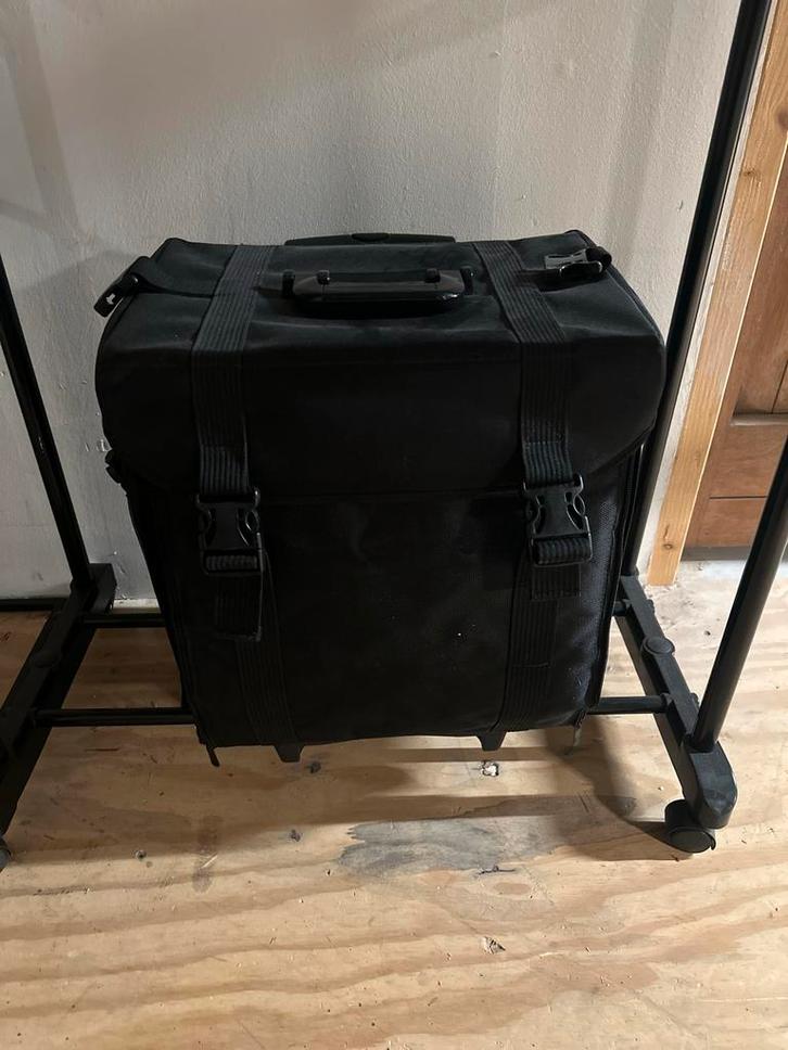 Verrijdbare Organizer / Trolley met Laden, Sieraden, Tassen en Uiterlijk, Beautycases, Zo goed als nieuw, Softcase, Zwart, Ophalen of Verzenden